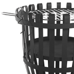 Grill-Feuerstelle PULO Metall Schwarz