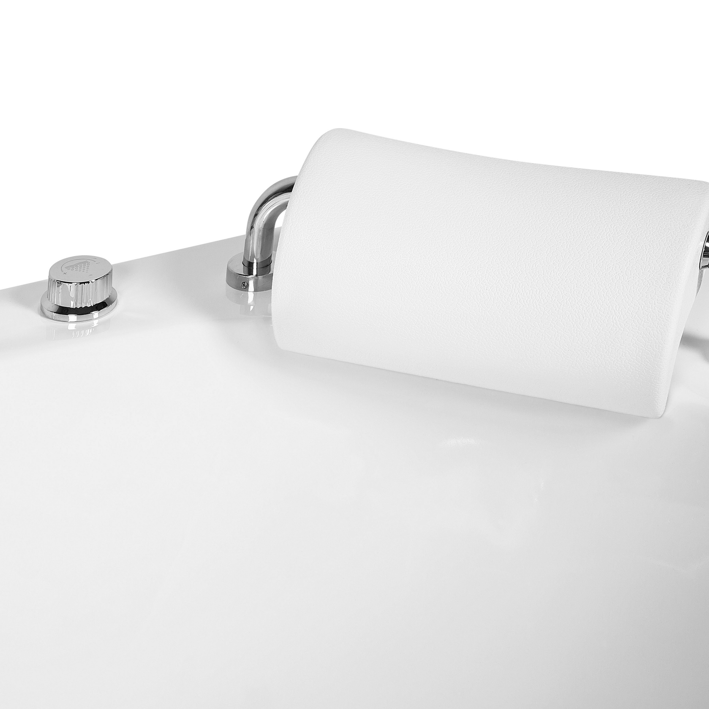 Whirlpool Badewanne weiss Eckmodell mit LED 187 x 136 cm MANGLE