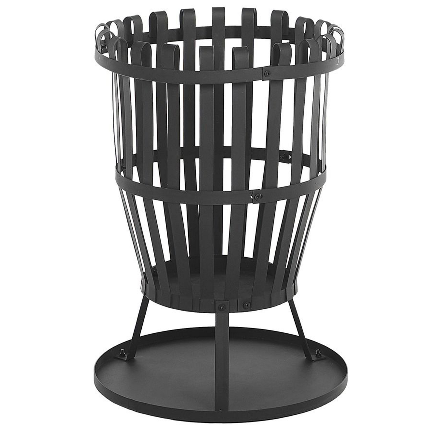 Grill-Feuerstelle PULO Metall Schwarz