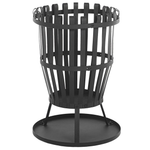 Grill-Feuerstelle PULO Metall Schwarz