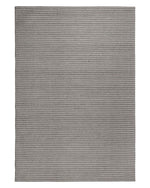Teppich Wolle dunkelgrau 140 x 200 cm Kurzflor KILIS
