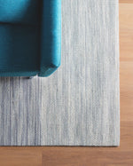Teppich Wolle grau 160 x 230 cm Kurzflor KAPAKLI
