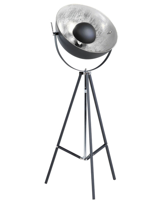 Stehlampe THAMES Metall Schwarz