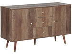 Sideboard mit 2 Türen ULIKA 71 cm Holzoptik Dunkelbraun