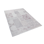 Teppich mehrfarbig 140 x 200 cm orientalisches Muster Kurzflor BALLICA II