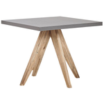 Gartenmöbel Set mit Hockern 4-Sitzer OLBIA/TARANTO Beton Grau