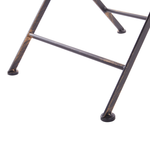 Bistro Set klappbar BORMIO Metall Schwarz