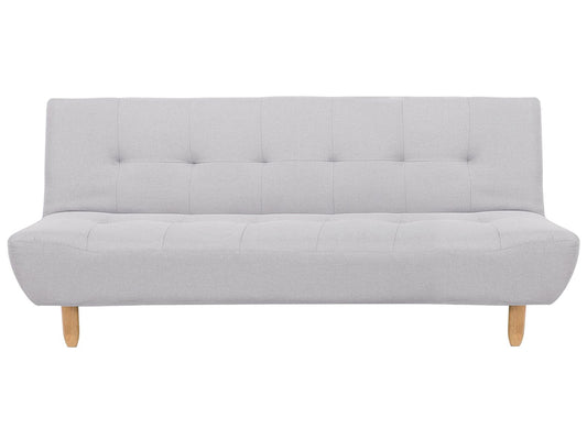 3-Sitzer Schlafsofa hellgrau ALSTEN
