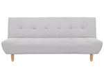 3-Sitzer Schlafsofa hellgrau ALSTEN