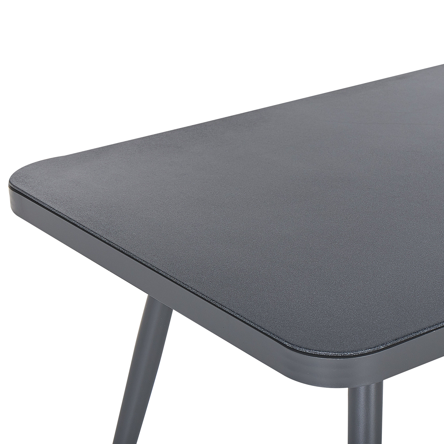 Gartentisch LIPARI 140 cm 80 cm Glas Grau