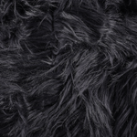 Tagesdecke DELICE Stoff 200 x 220 cm Schwarz