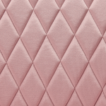 Esszimmerstuhl 2er Set Samtstoff Rosa ARCATA