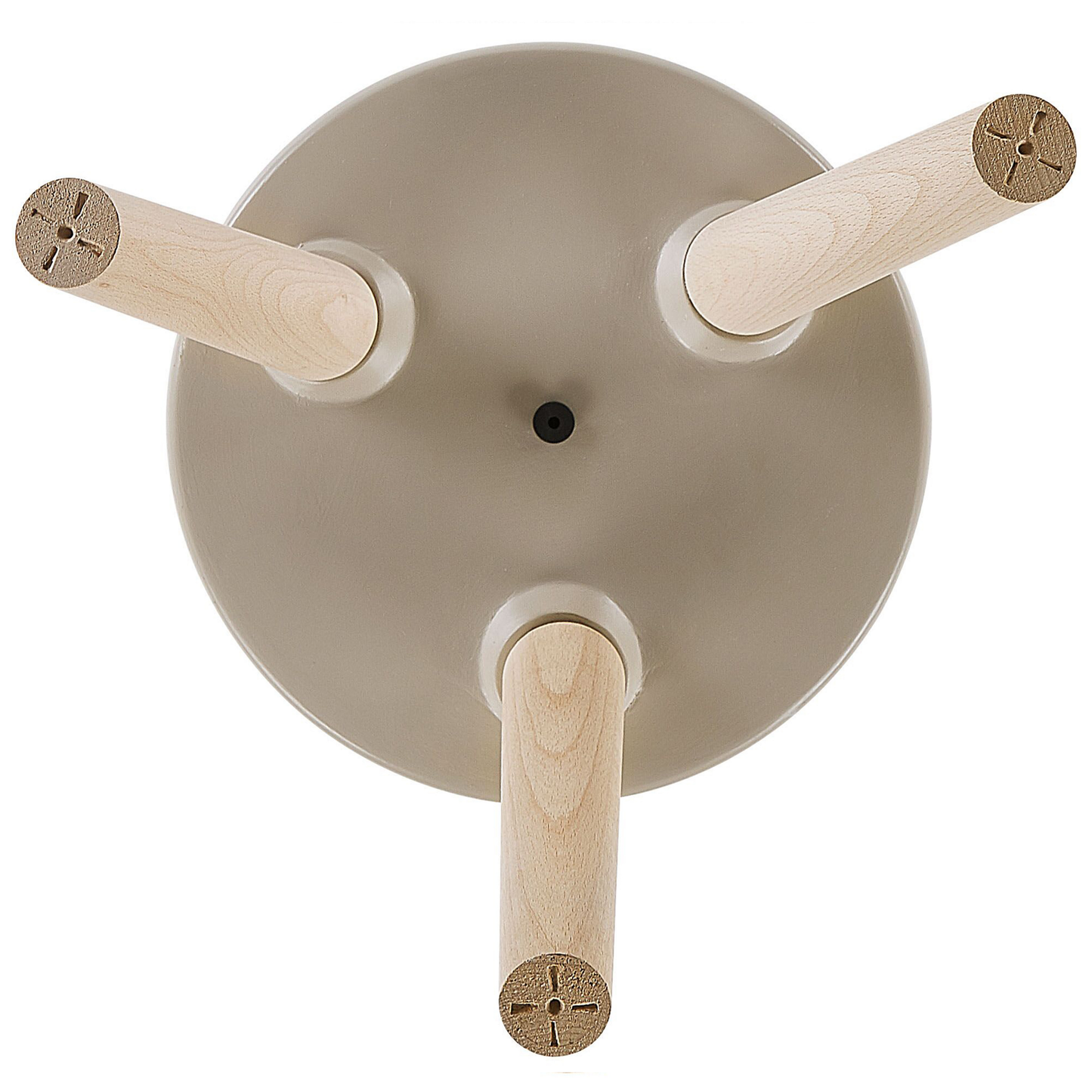 Blumentopf mit Beinen MILINA Keramik 30 cm Beige