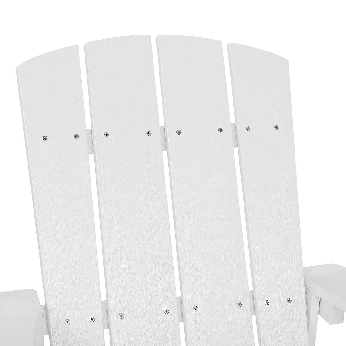 Gartenstuhl ADIRONDACK mit Fussstütze Weiss