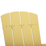 Gartenstuhl ADIRONDACK mit Fussstütze Gelb