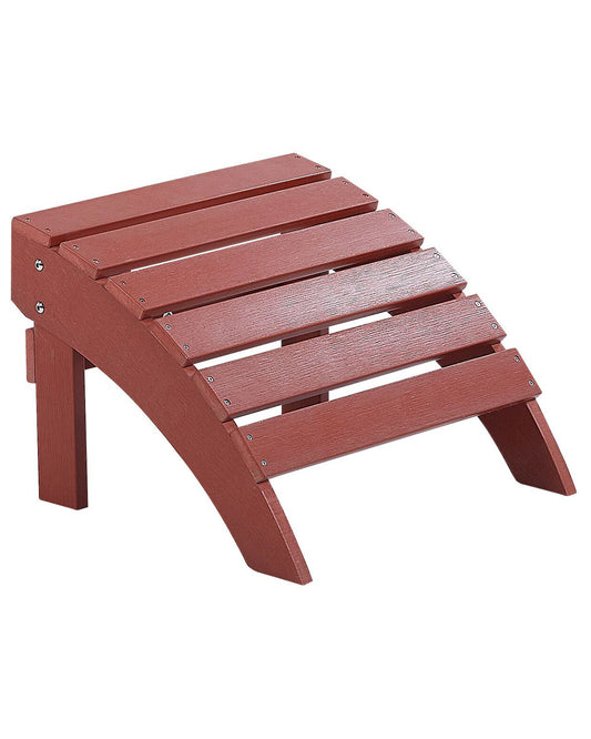 Garden Fusshocker ADIRONDACK Rot