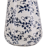 Blumenvase MARONEIA Steinzeug 20 cm Weiss