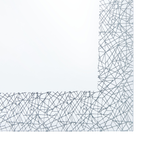 LED-Badezimmer-Spiegel NEXON 80 cm 60 cm Silber