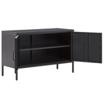 Büroschrank URIA Metall Schwarz