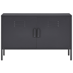 Büroschrank URIA Metall Schwarz