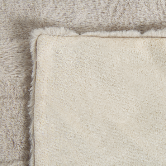 Kuscheldecke LABYAR 180 x 220 cm Beige
