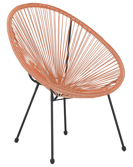 Gartenstuhl ACAPULCO II Polyrattan Orange