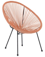 Gartenstuhl ACAPULCO II Polyrattan Orange