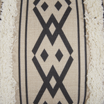 Dekokissen 2er Set PULMONARIA 30 x 50 cm Beige Geometrisches Muster