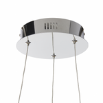 LED Hängelampe JORDAN Metall Silber