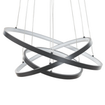 LED Hängelampe ATREK Metall Schwarz