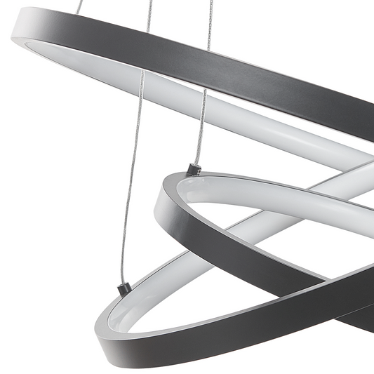 LED Hängelampe ATREK Metall Schwarz