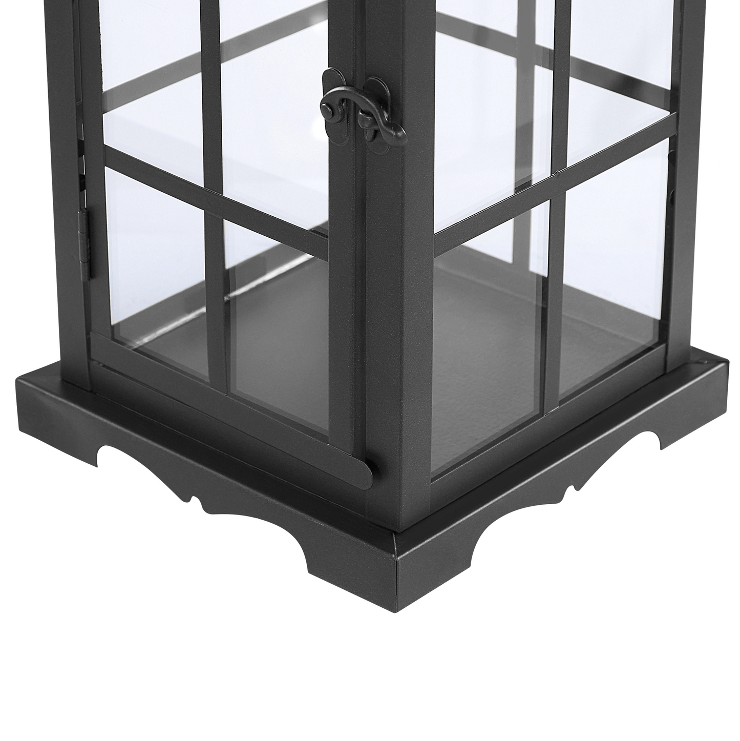 Laterne CLARA Metall 52 cm Schwarz