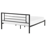 Bett mit Lattenrost Metall CUSSET 140 x 200 cm Schwarz