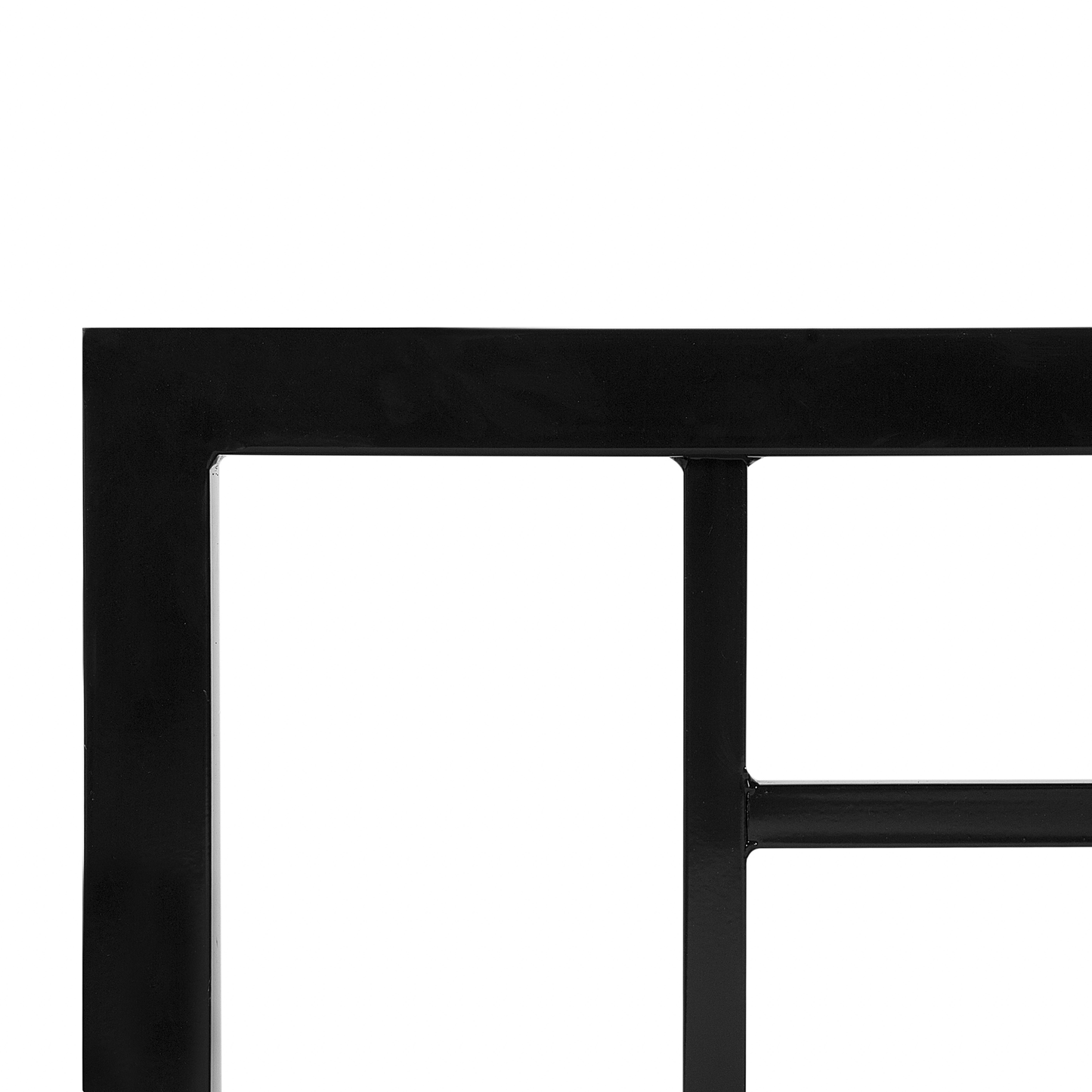 Bett mit Lattenrost Metall CUSSET 140 x 200 cm Schwarz
