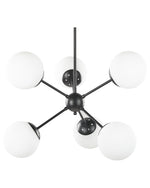 Deckenlampe ADAWRO Metall Schwarz / Weiss