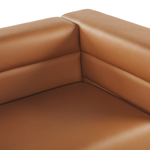 3-Sitzer Sofa Kunstleder hellbraun GRANNA