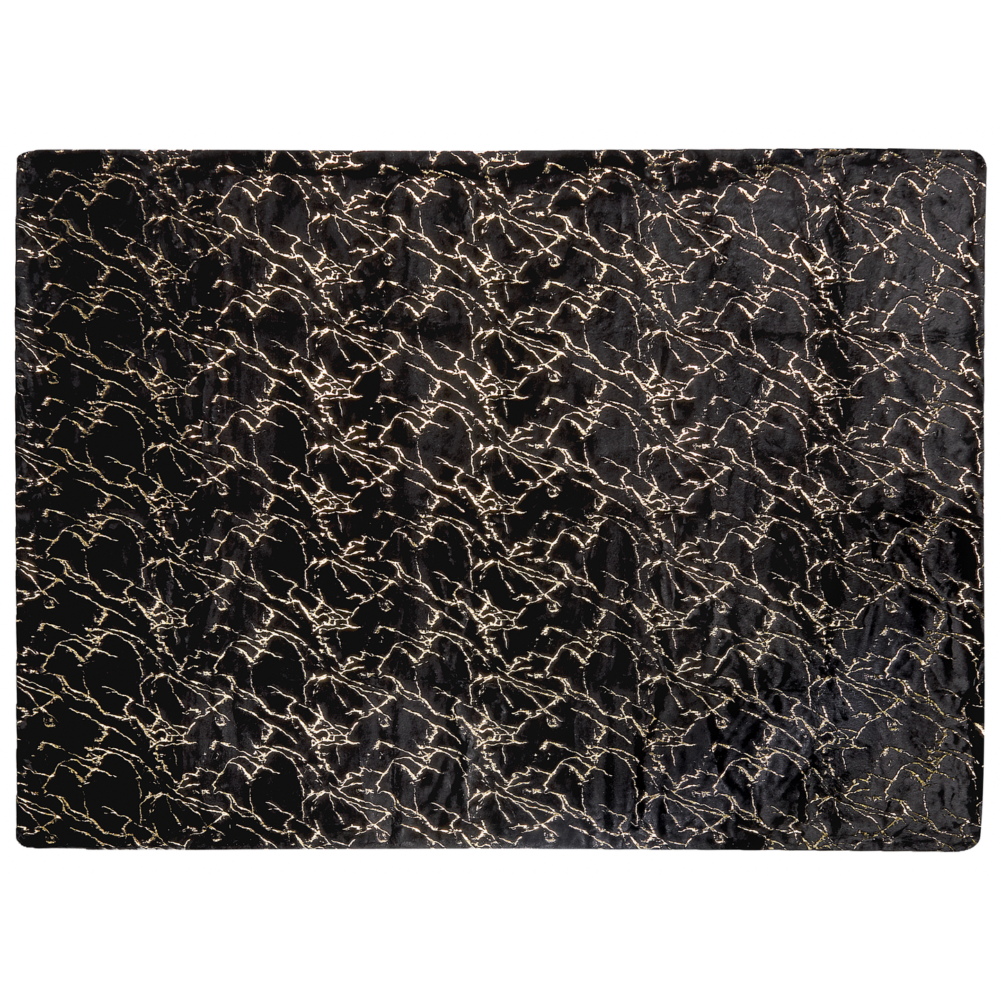 Kuscheldecke GODAVARI 150 x 200 cm Schwarz