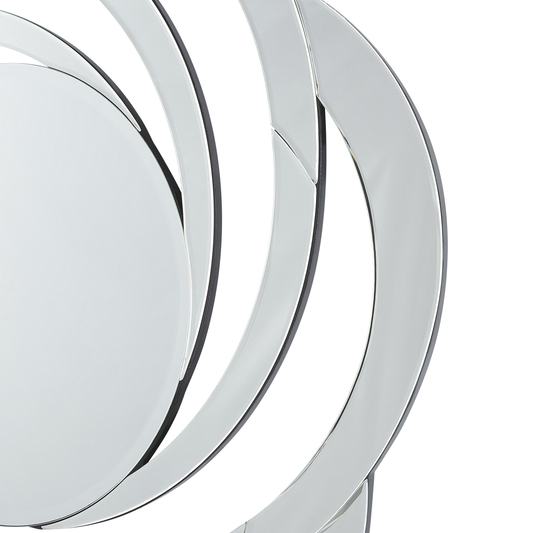 Wandspiegel TREBAN 70 cm 70 cm Silber
