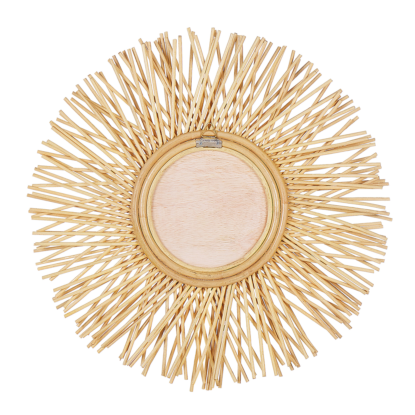 Wandspiegel KALASIN 60 cm 60 cm Rattan Naturfarben