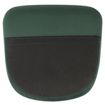 Schaukelsessel ELLAN Samtstoff Dunkelgrün