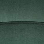 Schaukelsessel ELLAN Samtstoff Dunkelgrün