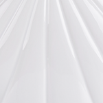 Badaccessoires Set 3-teilig SHELL Keramik Weiss