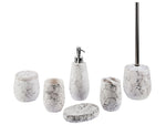 Badaccessoires Set 6-teilig CALLELA Keramik Weiss