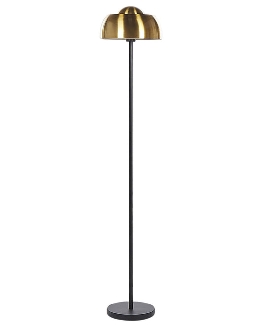 Stehlampe gold / schwarz 148 cm rund SENETTE