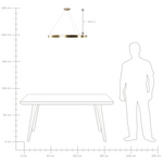 LED Hängelampe KRABURI Metall Gold