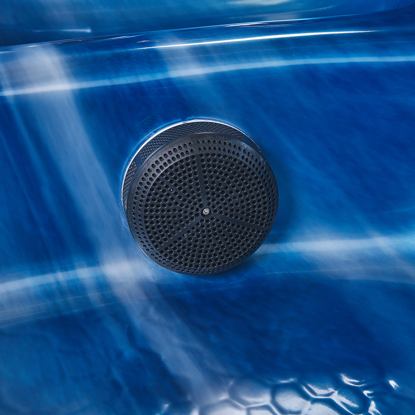 Outdoor Whirlpool mit LED ARCELIA Blau