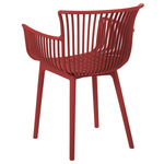 Gartenstuhl 4er Set PESARO Rot