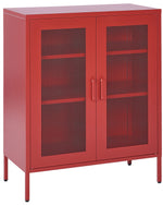 Schrank WAKATIPU Metall 102 cm Rot
