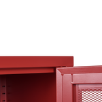 Schrank WAKATIPU Metall 102 cm Rot