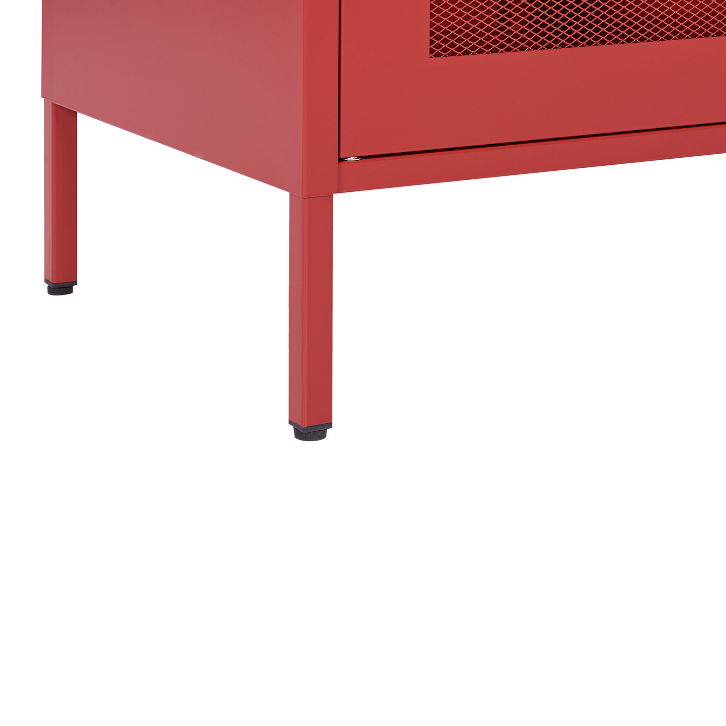 Schrank WAKATIPU Metall 102 cm Rot